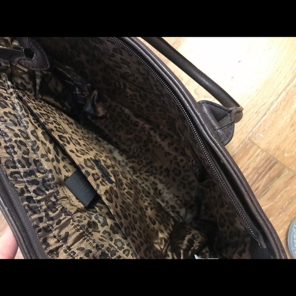 Hilary Radley Brown Leather Tote - Picture 2 of 7